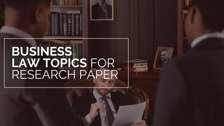 best research topics for law