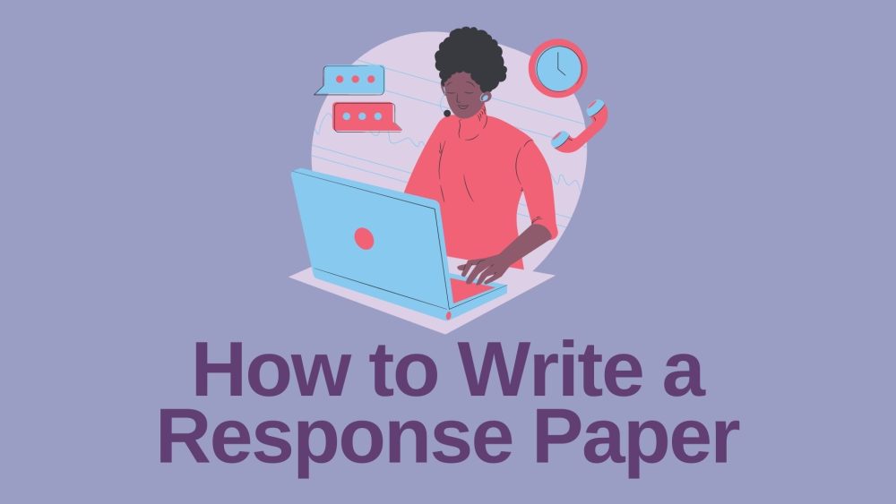 how to write a response paper