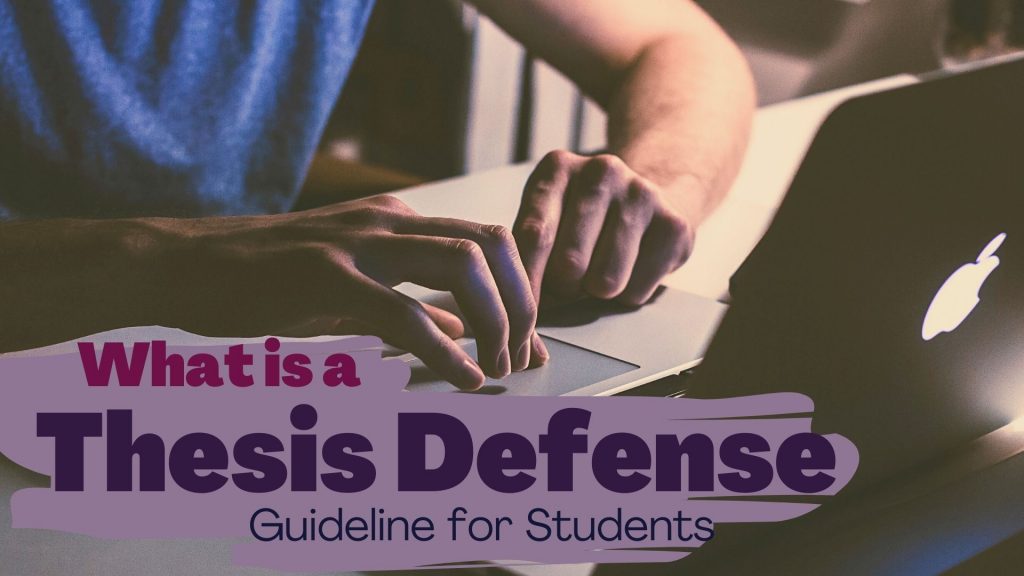what does defending your dissertation mean