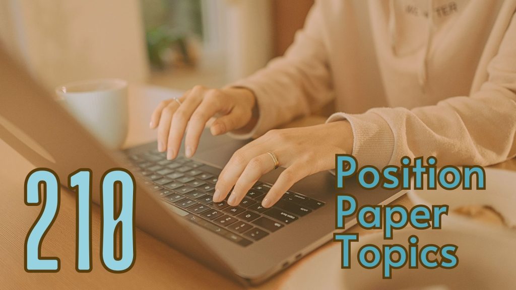 research topics for position paper